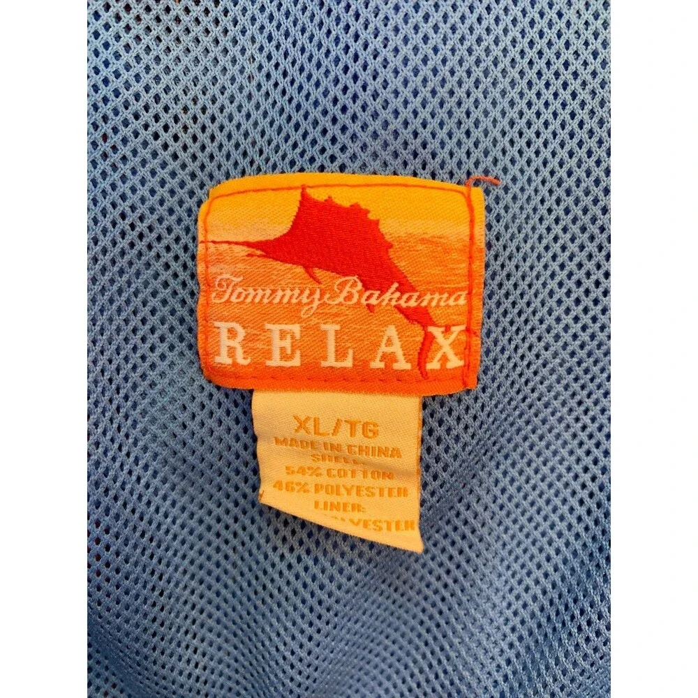 Tommy Bahama Men’s Sz XL Swim Trunks Swimsuit Check Lined Preppy Beach Vacation